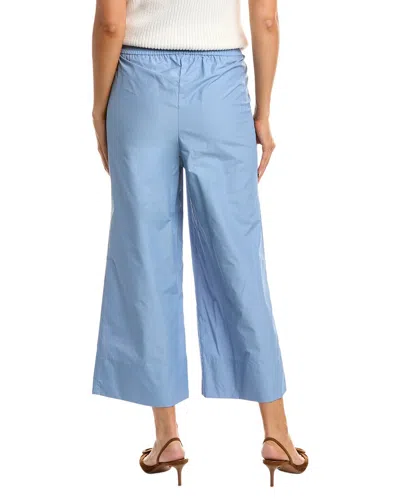 Natori Techno Poplin Cropped Pant In Blue