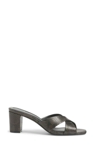 Open Edit Grady Slide Sandal In Black