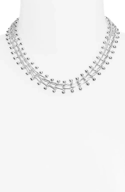Open Edit Bold Ball Chain Collar Necklace In Pattern