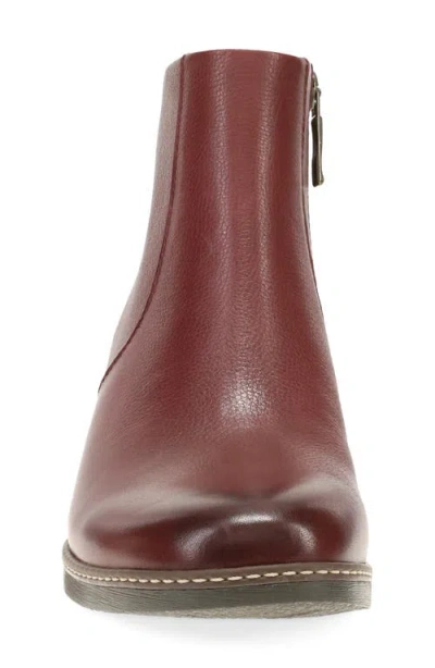 Dansko Meryll Leather Bootie In Brown