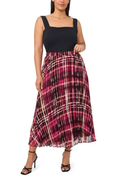 Halogenr Halogen(r) Pleated Georgette Skirt In Multi