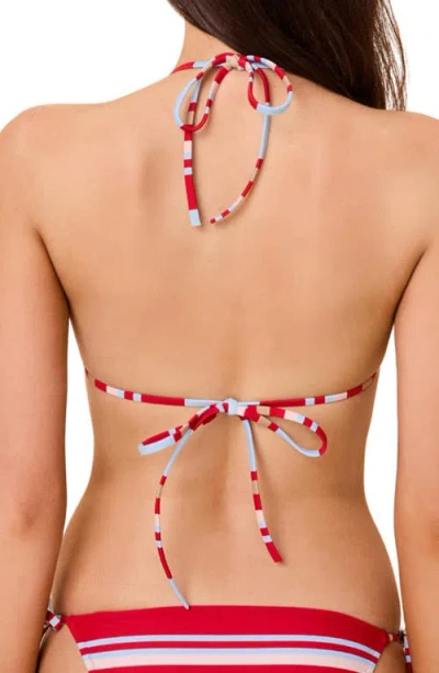 Solid & Striped The Iris Triangle Bikini Top In Multi