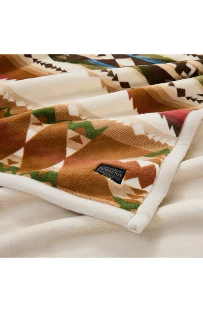 Pendleton Solstice Canyon Plush Throw Blanket In Multi