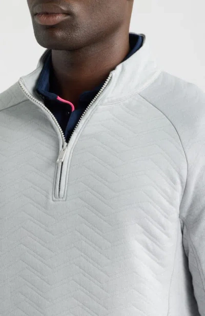 G/fore Dunes Quilted Quarter-zip Pullover In Gray