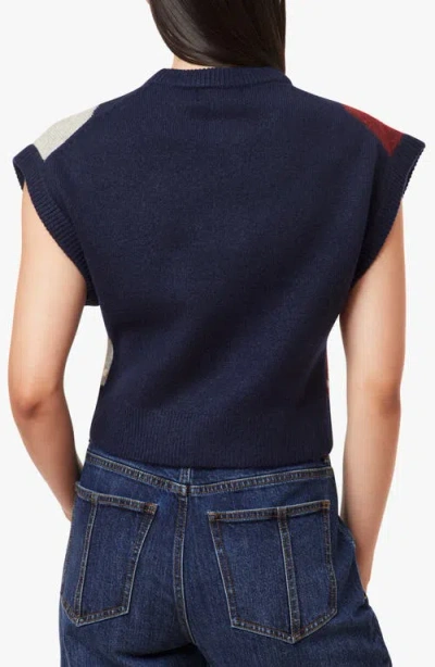 Habitual Argyle Sweater Vest In Multi