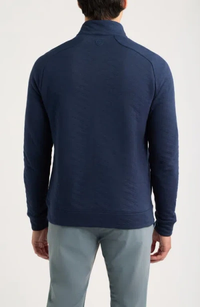 G/fore Dunes Quilted Quarter-zip Pullover In Blue