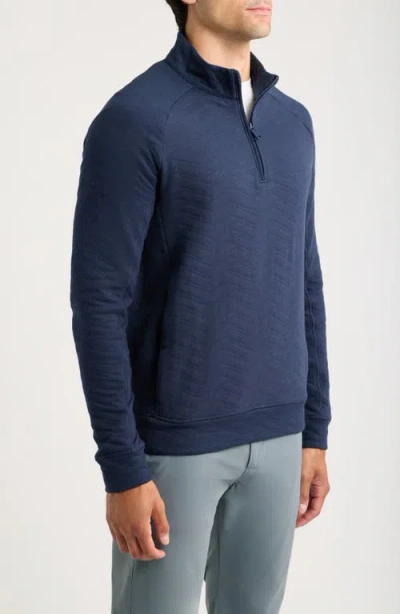 G/fore Dunes Quilted Quarter-zip Pullover In Blue