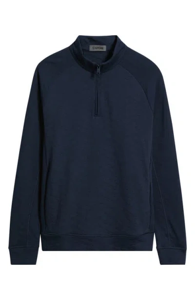 G/fore Dunes Quilted Quarter-zip Pullover In Blue