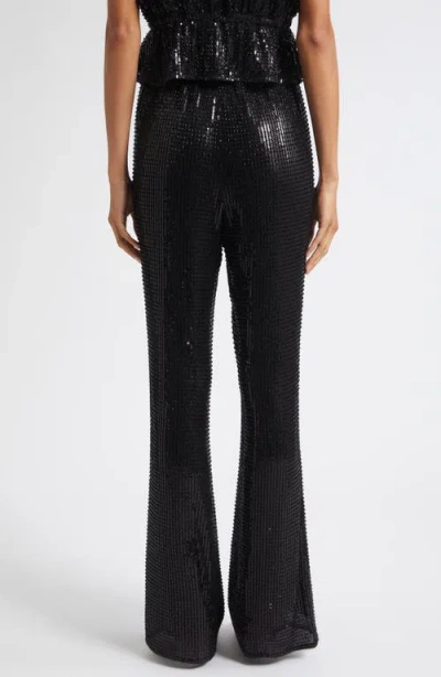 Toccin Gemma Sequin Pull On Pants In Black