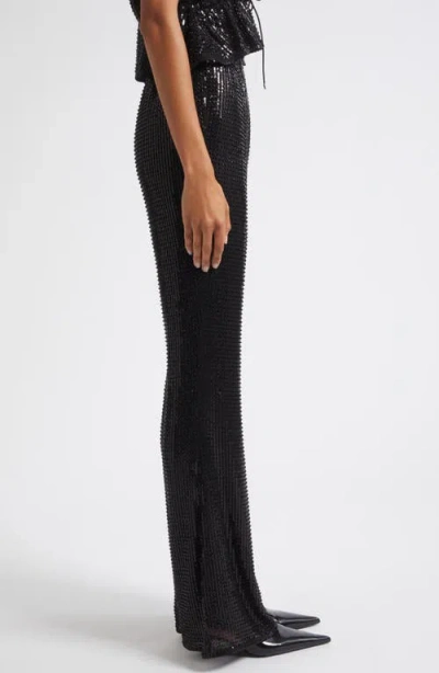 Toccin Gemma Sequin Pull On Pants In Black