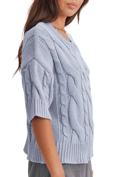 Splendid Rhiannon Cable Knit Sweater In Multi