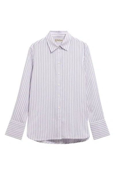 Barbour Evangeline Striped Lyocell Shirt In Multi
