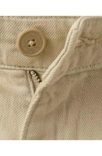 Mango Regular Fit Bermuda Shorts In White