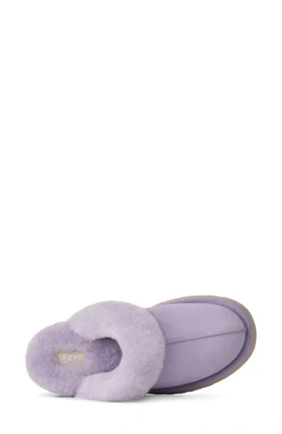 Ugg Disquette Shearling-trim Mules In Animal Print