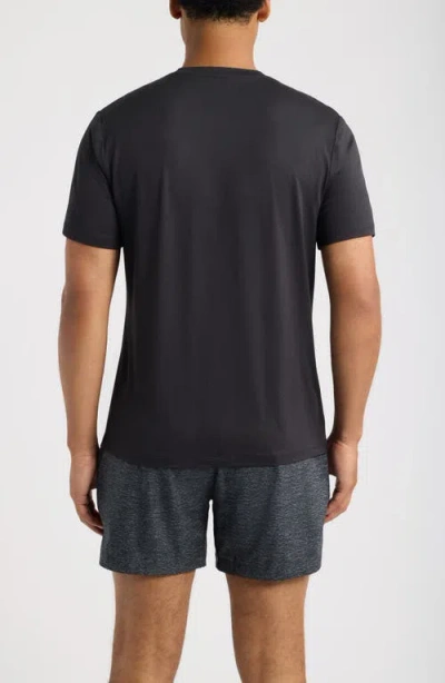 Zella Dynamic T-shirt In Black Heather
