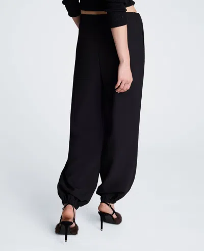 Kenneth Cole Pull On Drawstring Jogger Pant In Black
