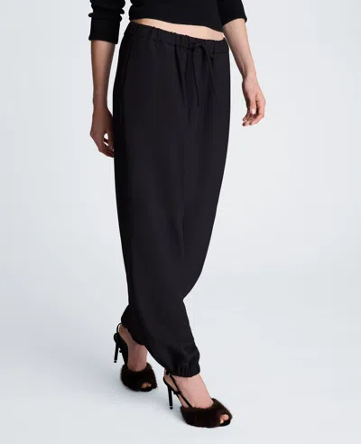 Kenneth Cole Pull On Drawstring Jogger Pant In Black