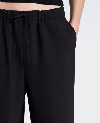 Kenneth Cole Pull On Drawstring Jogger Pant In Black