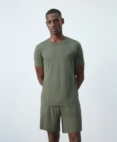 Mango Pack Pyjama À Taille Élastique In Gray
