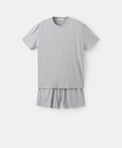 Mango Pack Pyjama À Taille Élastique In Gray