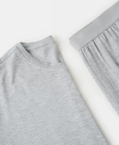 Mango Pack Pyjama À Taille Élastique In Gray
