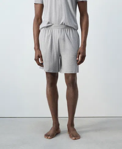 Mango Pack Pyjama À Taille Élastique In Gray