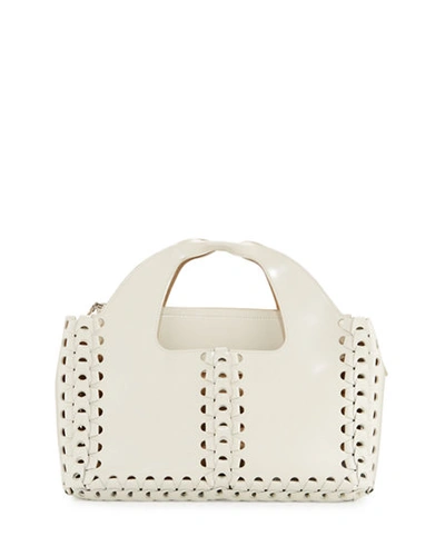 The Row Two For One 12 Leather Shoulder Bag In White