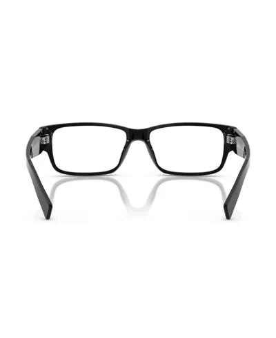Prada Rectangular Eyeglass Frames In Black