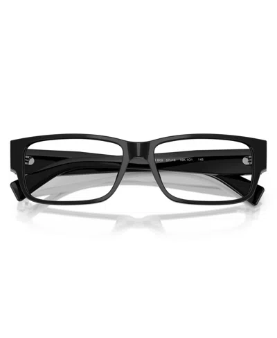 Prada Rectangular Eyeglass Frames In Black
