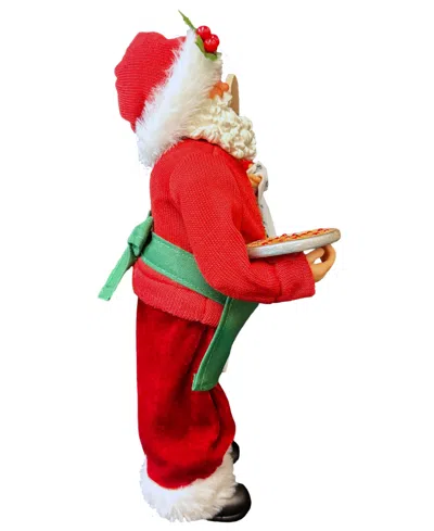 Santa's Workshop 12" Pizza Guy Santa In Multi