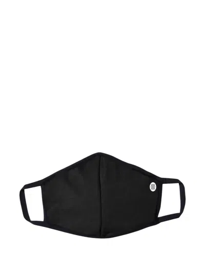 Stance Logo-patch Adjustable Face Mask In Black