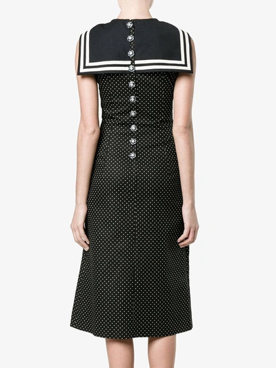 Shop Dolce & Gabbana Sailor Midi Dress