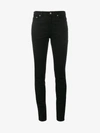 SAINT LAURENT SAINT LAURENT CLASSIC BLACK MID RISE SKINNY JEANS,465479Y869L11966274