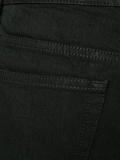 Shop Saint Laurent Classic Black Mid Rise Skinny Jeans