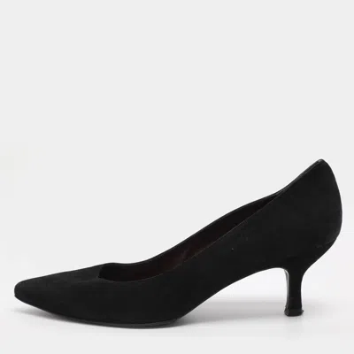 Stuart Weitzman Kitten Pump In Black