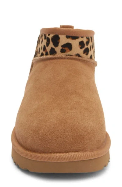 Ugg Ultra Mini Wild Bootie In Brown