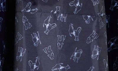 Barbour Packaway Poncho In Blue