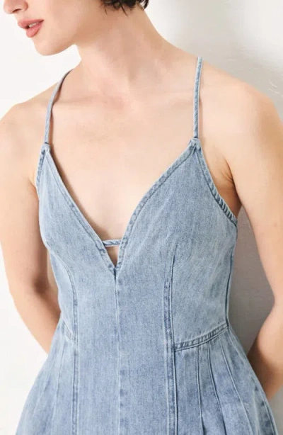 Freemarket Denim Romper In Blue