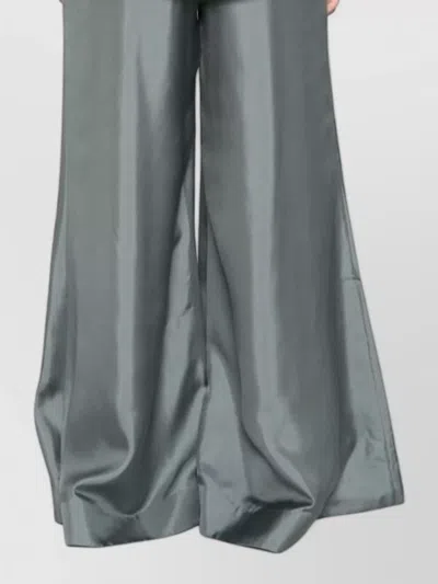Zimmermann Silk Shirt Long Sleeves Pussy Bow Tassels In Blue