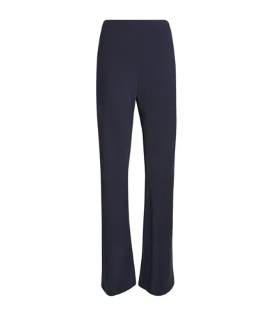 Veronica Beard Braddock Wide-leg Trousers In Blue