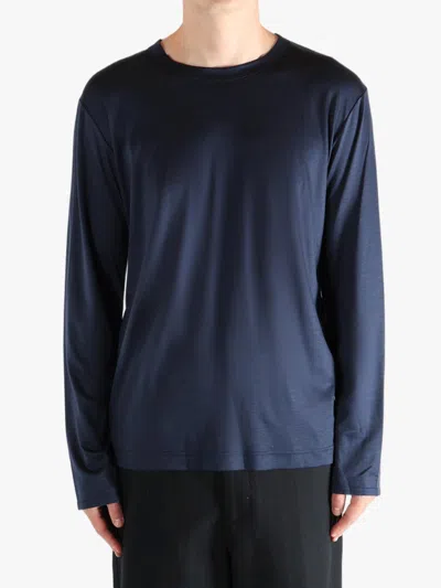 Omar Afridi Long-sleeve T-shirt In Blue