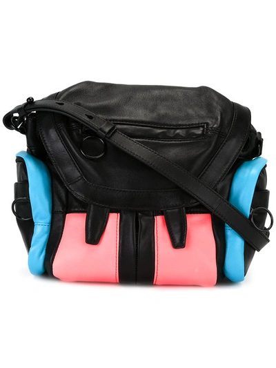 Alexander Wang Colour Blocked Mini Marti Backpack With Matte Black In Llack