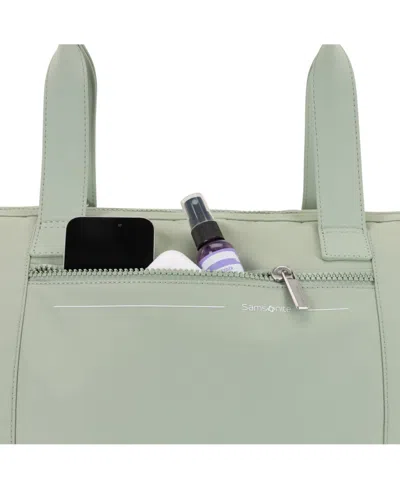 Samsonite Better Than Basic Drop Bottom Weekender Duffel In Soothing Sage