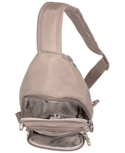 Baggallini Classic Anti-theft Daytripper Mini Sling Handbag In Moonrock
