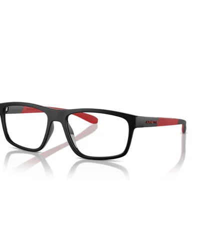 Arnette 56mm Rectangle Optical Glasses In Black