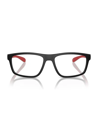 Arnette 56mm Rectangle Optical Glasses In Black