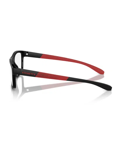 Arnette 56mm Rectangle Optical Glasses In Black