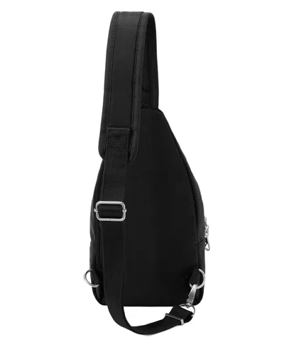 Baggallini Journey Anti-theft Small Sling Handbag In Black
