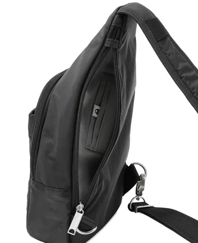 Baggallini Journey Anti-theft Small Sling Handbag In Black