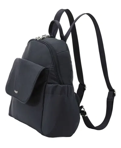 Baggallini Journey Anti-theft Small Backpack Messenger In French Navy
